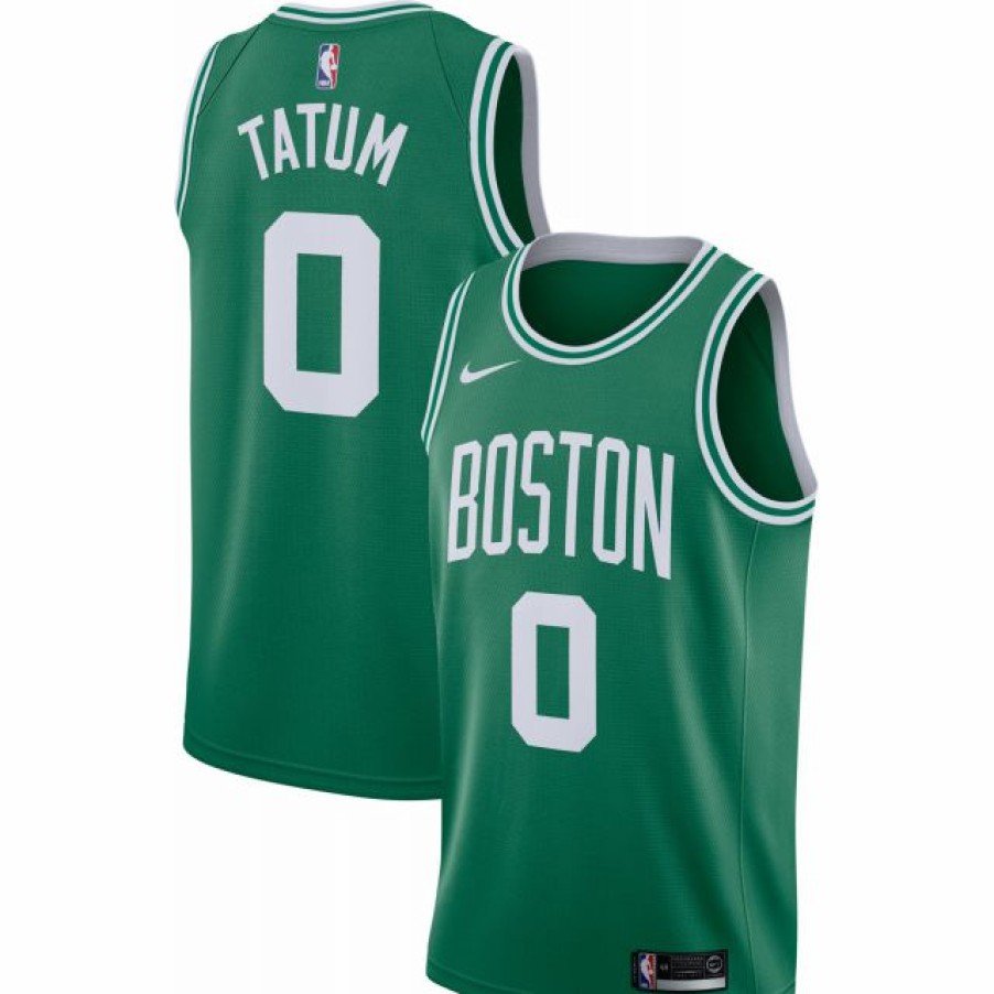 * Fitness Tops | Nike Men'S Boston Celtics Jayson Tatum #0 Green Icon Jersey