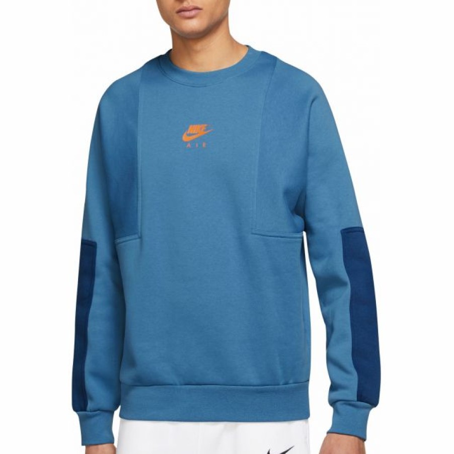 * Sweatshirts / Hoodies | Nike Men'S Air Brushed-Back Fleece Crewneck Sweatshirt