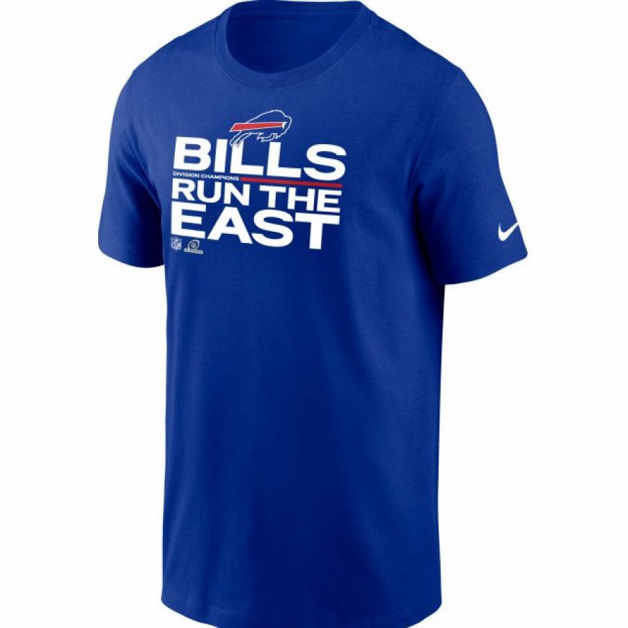 * Fitness Tops | Nike Men'S Buffalo Bills 2021 Afc East Division Champions Royal T-Shirt