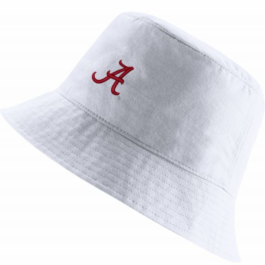 * Headwear | Nike Men'S Alabama Crimson Tide Core Bucket White Hat