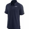 * Fitness Tops | Nike Men'S Seattle Seahawks Sideline Coaches Navy Polo