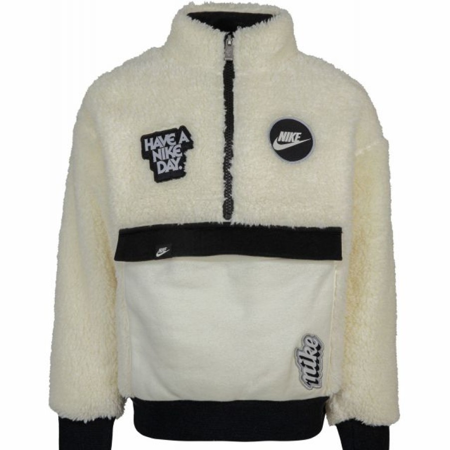 * Sweatshirts / Hoodies | Nike Boys' Sherpa 1/2 Zip Jacket