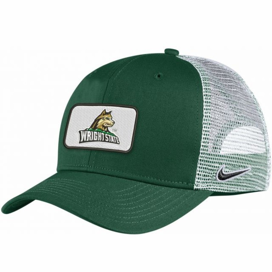 * Headwear | Nike Men'S Wright State Raiders Green Classic99 Trucker Hat