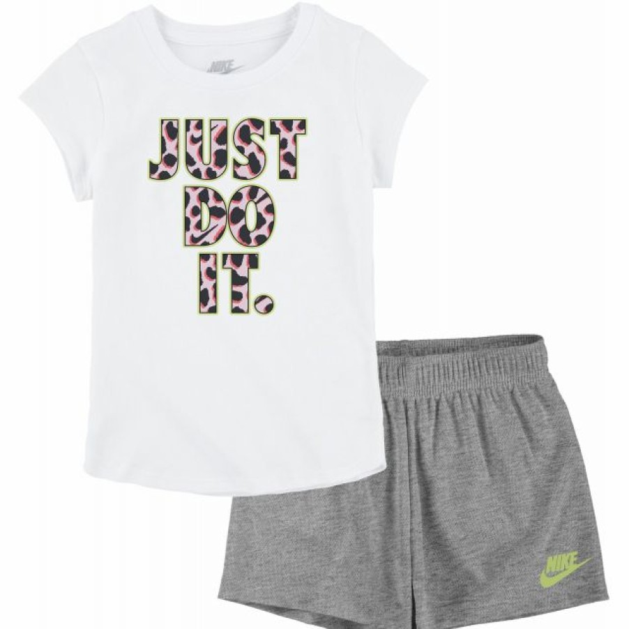 * Shorts | Nike Little Girls' Wildflower T-Shirt And Shorts Set