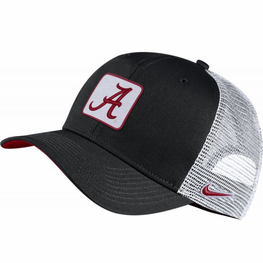 * Headwear | Nike Men'S Alabama Crimson Tide Black Classic99 Trucker Hat