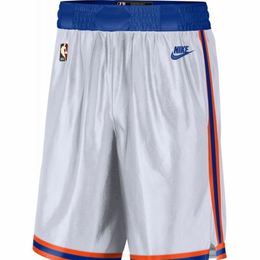 * Fitness Tops | Nike Men'S New York Knicks White Dri-Fit Swingman Shorts