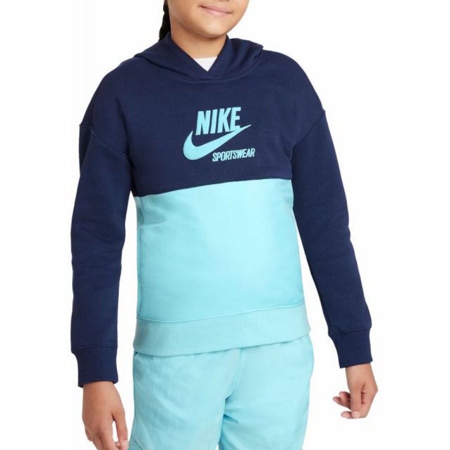 * Sweatshirts / Hoodies | Nike Girls' Sportswear Heritage French Terry Fleece Hoodie