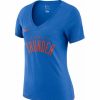 * Fitness Tops | Nike Women'S Oklahoma City Thunder Dri-Fit V-Neck T-Shirt