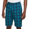 * Shorts | Nike Men'S Dri-Fit Uv Plaid Chino 10.5 Golf Shorts