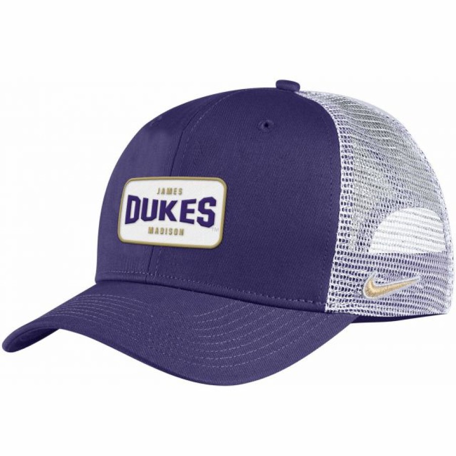 * Headwear | Nike Men'S James Madison Dukes Purple Classic99 Trucker Hat