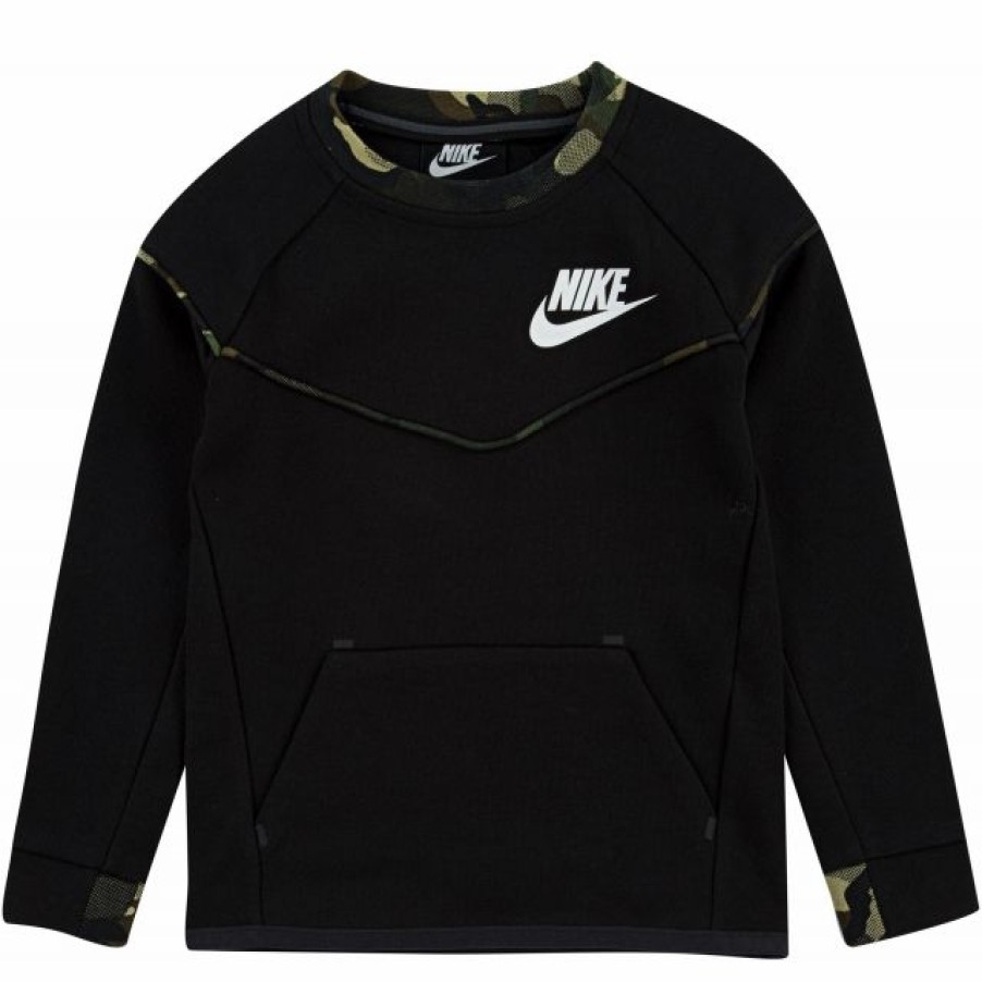 * Sweatshirts / Hoodies | Nike Little Boys' Tech Fleece Crewneck Sweatshirt