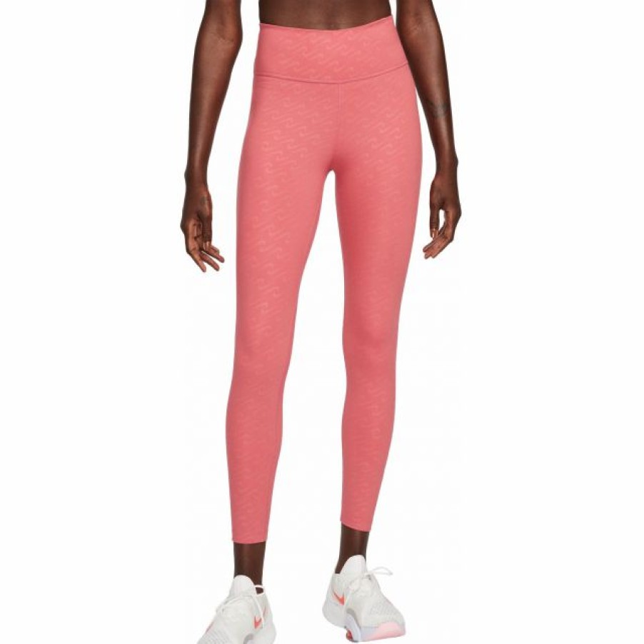 * Pants | Nike Women'S Dri-Fit One Icon Clash Mid-Rise 7/8 Printed Leggings