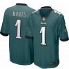 * Fitness Tops | Nike Men'S Philadelphia Eagles Jalen Hurts #1 Sport Teal Game Jersey