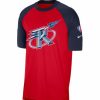 * Fitness Tops | Nike Men'S 2021-22 City Edition Houston Rockets Red Dri-Fit Pregame Shirt