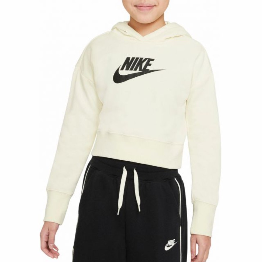 * Sweatshirts / Hoodies | Nike Girls' Sportswear Club French Terry Cropped Hoodie