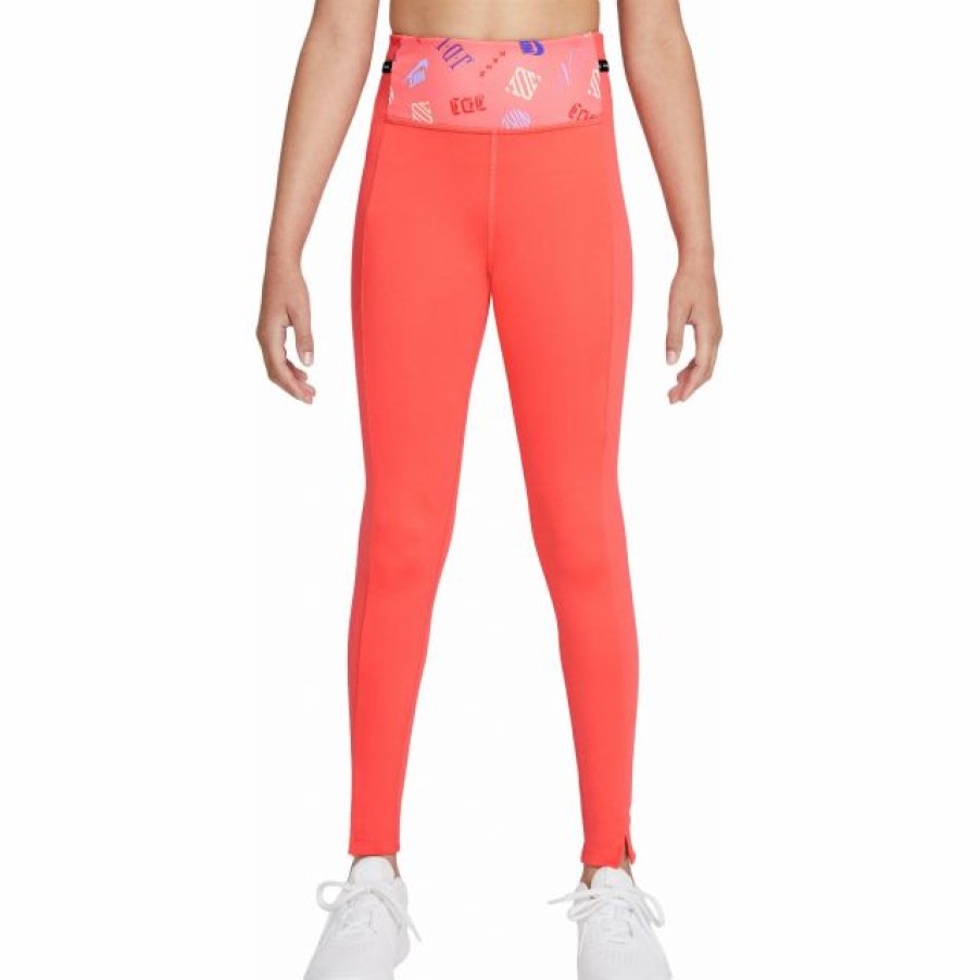 * Pants | Nike Girls' Dri-Fit One Luxe Printed Leggings