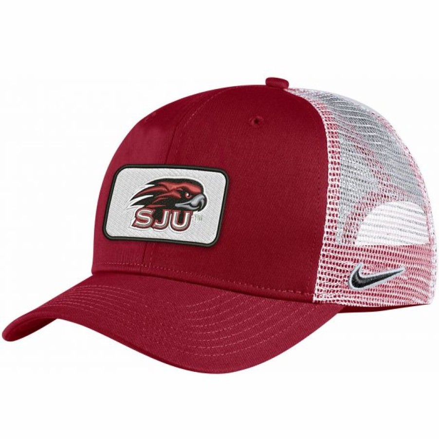 * Headwear | Nike Men'S Saint Joseph'S Hawks Crimson Classic99 Trucker Hat