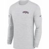 * Fitness Tops | Nike Men'S Minnesota Vikings Sideline Legend Velocity White Long Sleeve T-Shirt