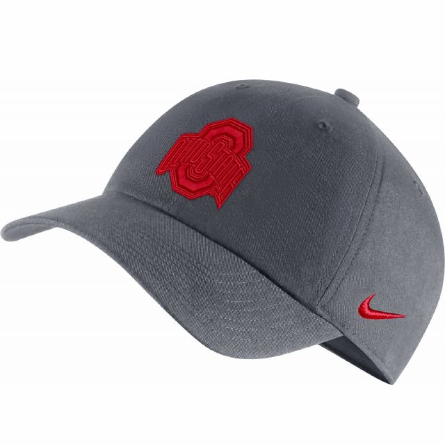 * Headwear | Nike Men'S Ohio State Buckeyes Grey Heritage86 Hat