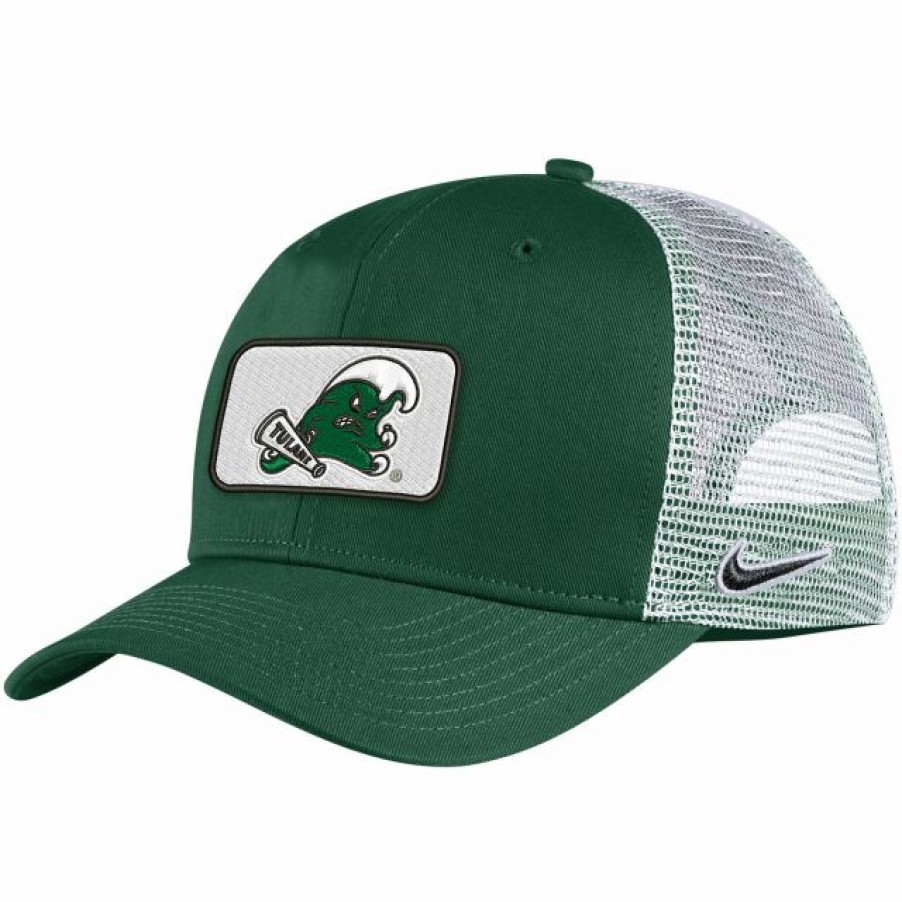 * Headwear | Nike Men'S Tulane Green Wave Olive Classic99 Trucker Hat