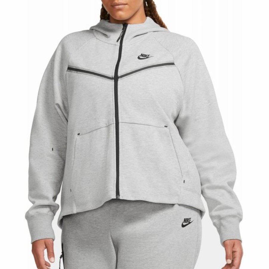 * Outerwear Tops | Nike Women'S Tech Fleece Windrunner Hoodie (Plus Size)