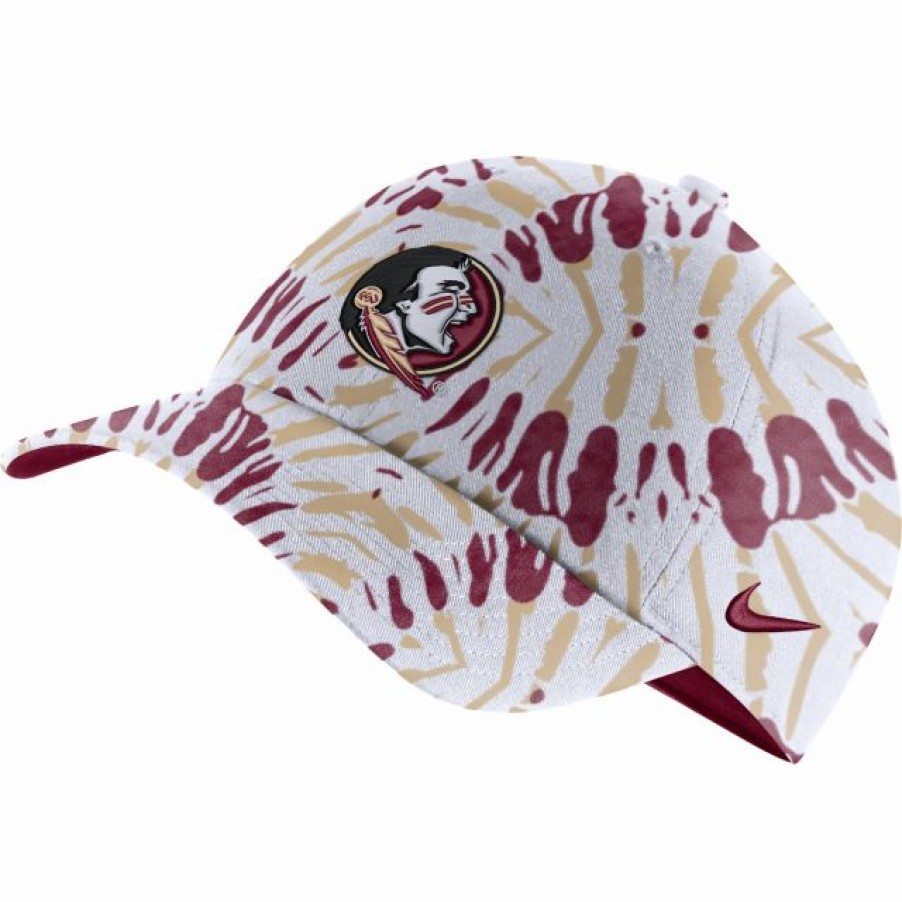 * Headwear | Nike Men'S Florida State Seminoles Garnet Tie-Dye Heritage86 Festival Hat