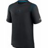 * Fitness Tops | Nike Men'S Carolina Panthers Sideline Dri-Fit Player T-Shirt