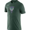 * Fitness Tops | Nike Men'S 2021-22 City Edition Milwaukee Bucks Green Dri-Fit Logo T-Shirt