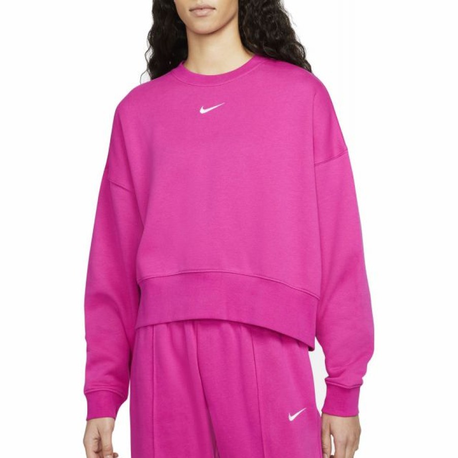 * Sweatshirts / Hoodies | Nike Women'S Sportswear Essentials Oversized Fleece Crewneck Sweatshirt