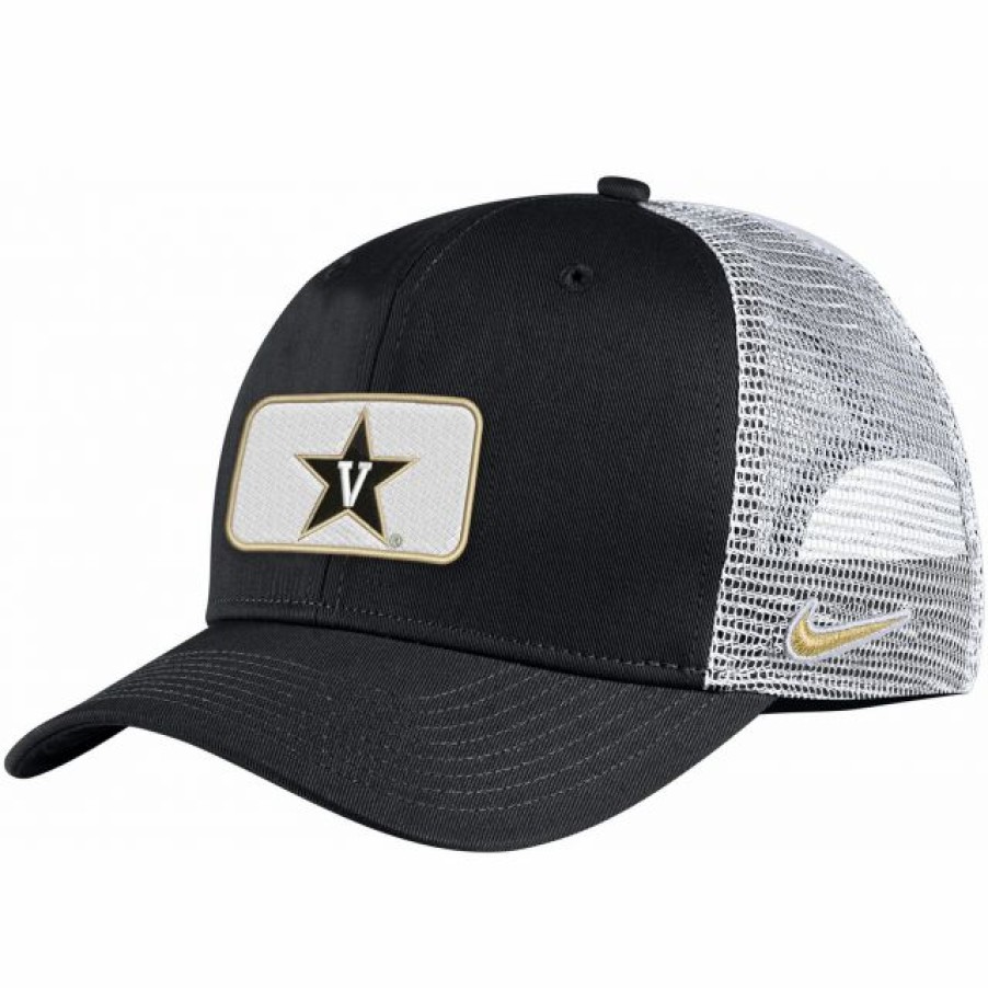 * Headwear | Nike Men'S Vanderbilt Commodores Classic99 Trucker Black Hat