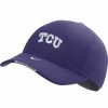 * Headwear | Nike Men'S Tcu Horned Frogs Purple Aerobill Swoosh Flex Classic99 Football Sideline Hat