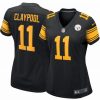 * Fitness Tops | Nike Women'S Pittsburgh Steelers Chase Claypool #11 Black Game Jersey