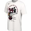 * Fitness Tops | Nike 2022 Nba 6Th Man Of The Year Award Tyler Herro White T-Shirt