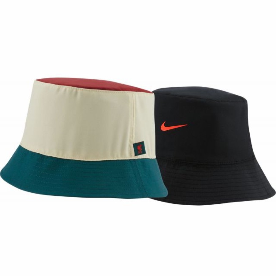 * Headwear | Nike Men'S Liverpool Fc Black Reversible Bucket Hat