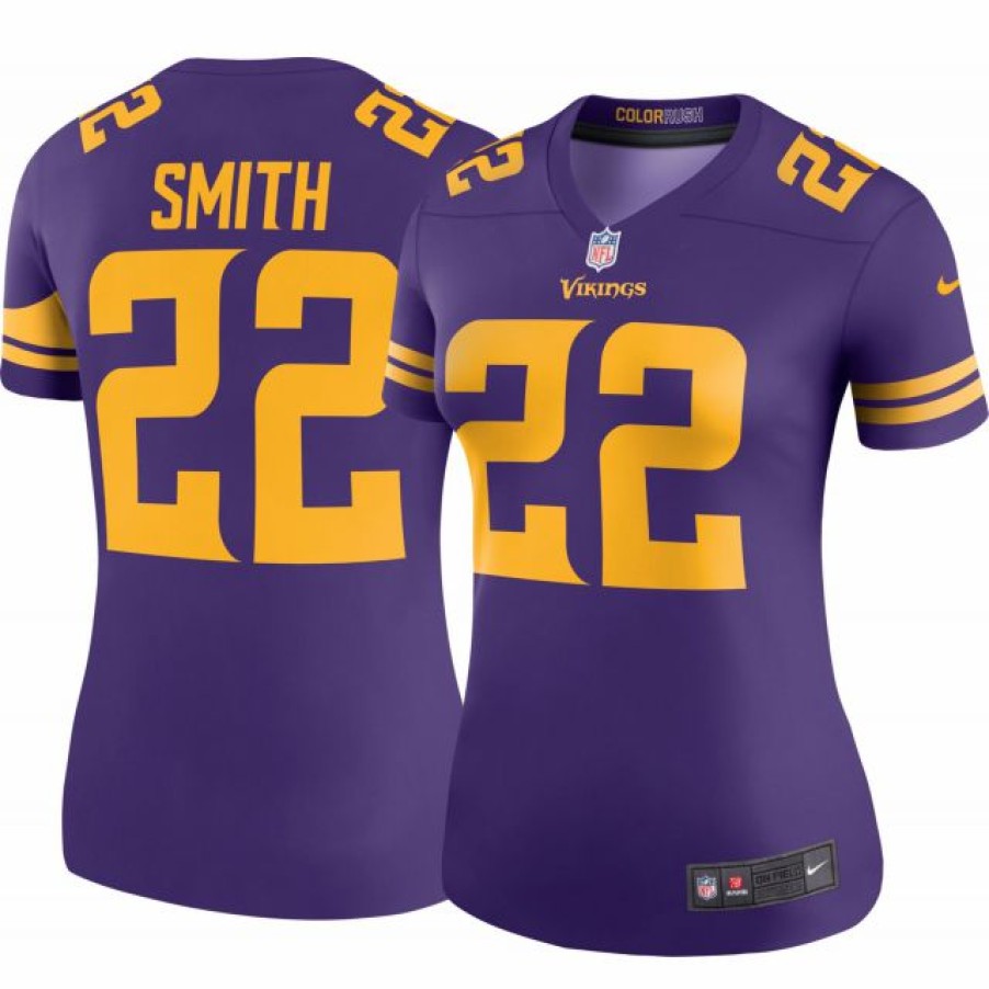 * Fitness Tops | Nike Women'S Minnesota Vikings Harrison Smith #22 Purple Legend Jersey