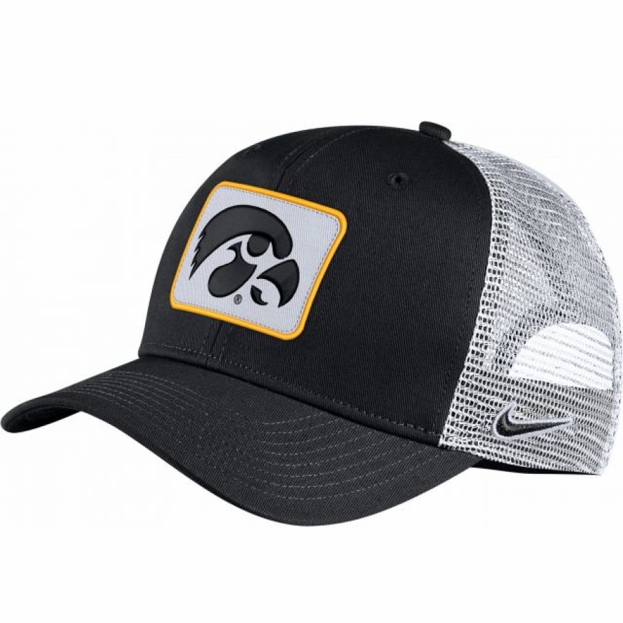 * Headwear | Nike Men'S Iowa Hawkeyes Classic99 Trucker Black Hat