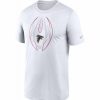 * Fitness Tops | Nike Men'S Atlanta Falcons Legend Icon White Performance T-Shirt