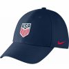 * Headwear | Nike Men'S Usa Soccer Crest Structured Navy Flex Hat