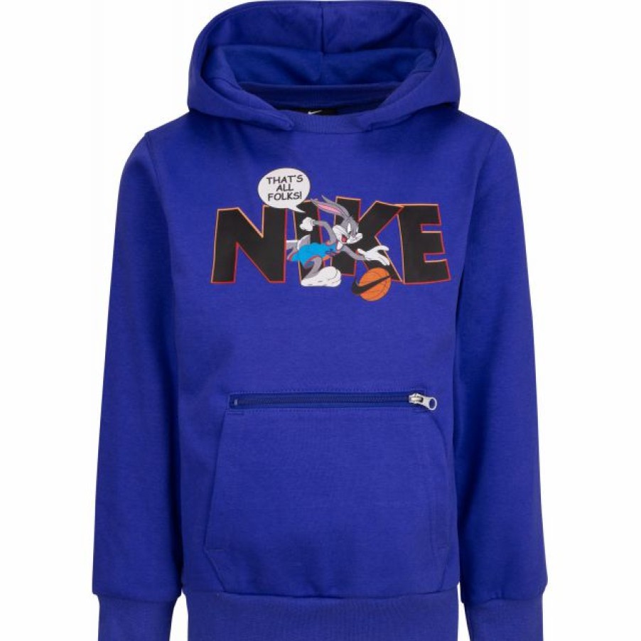 * Sweatshirts / Hoodies | Nike Little Boys' Dri-Fit Space Jam 2 Basketball Pullover Hoodie