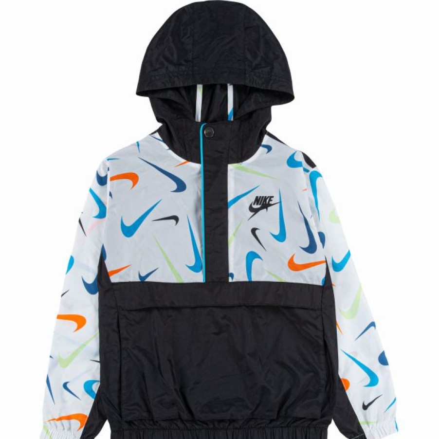 * Outerwear Tops | Nike Boys' Nsw Woven All Over Print Anorak