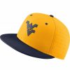 * Headwear | Nike Men'S West Virginia Mountaineers Gold Aerobill Fitted Hat