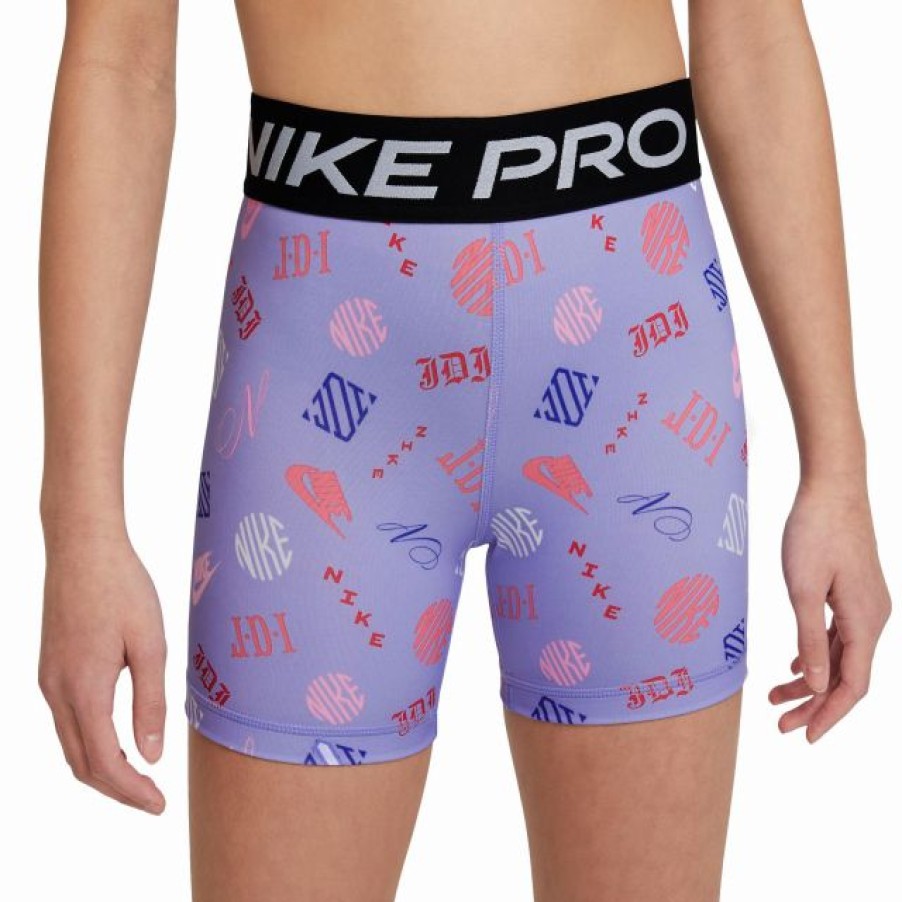 * Shorts | Nike Pro Girls' Dri-Fit Monogram 3 Boyshorts