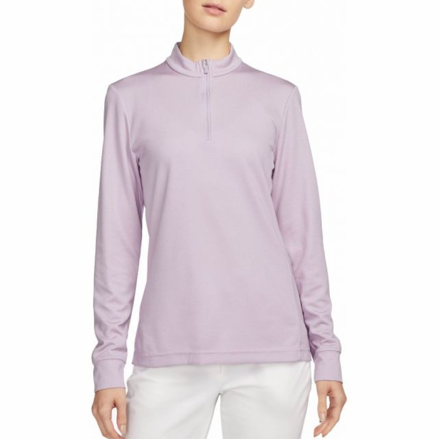 * Outerwear Tops | Nike Women'S Dri-Fit Uv Victory Golf Zip Top