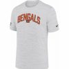 * Fitness Tops | Nike Men'S Cincinnati Bengals Sideline Legend Velocity White T-Shirt