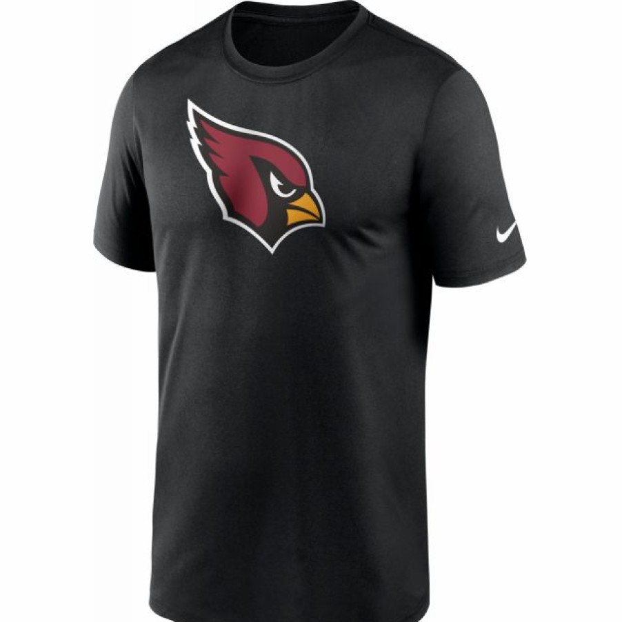 * Fitness Tops | Nike Men'S Arizona Cardinals Legend Logo Black T-Shirt