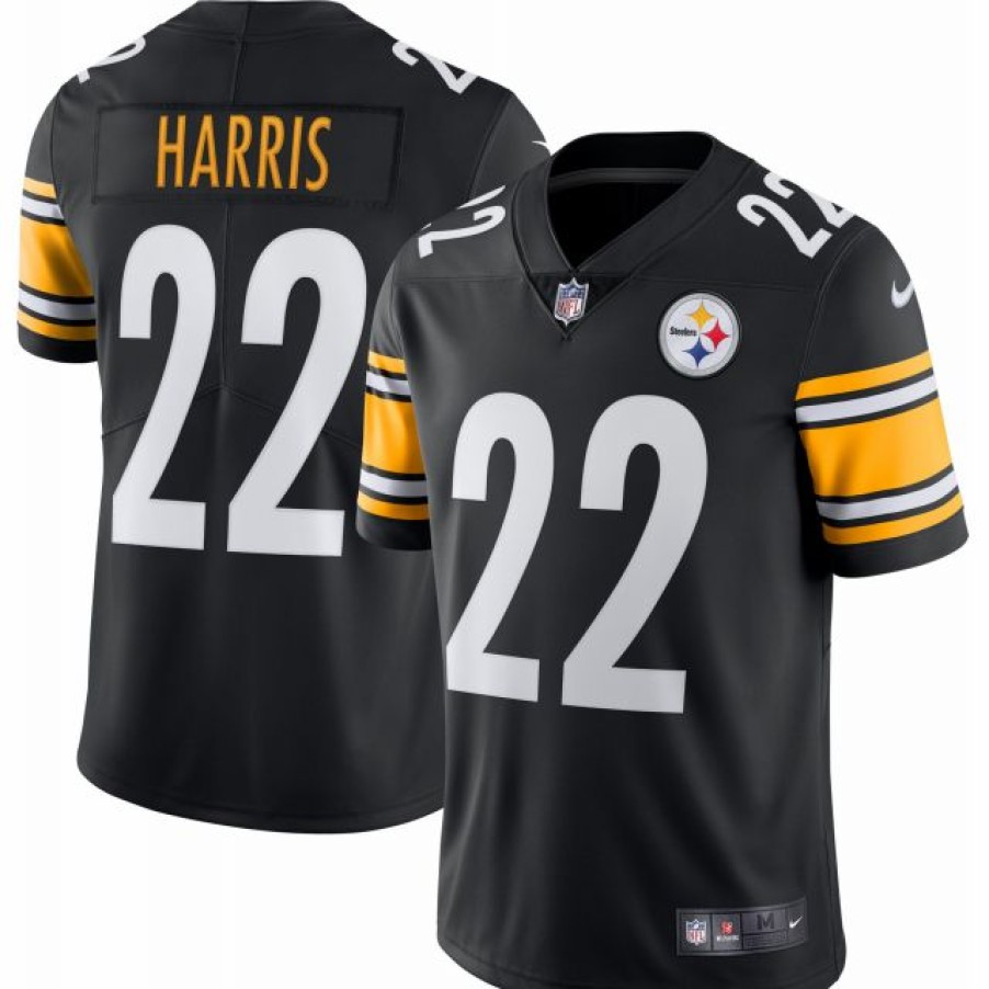 * Fitness Tops | Nike Men'S Pittsburgh Steelers Najee Harris #22 Black Limited Jersey