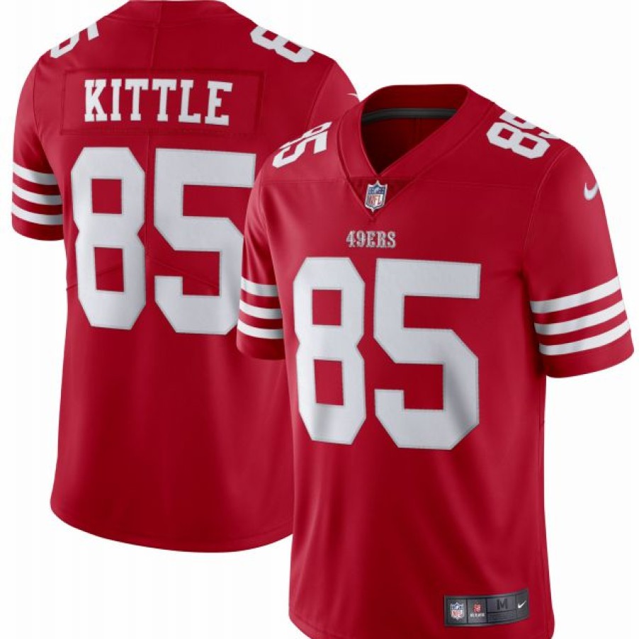 * Fitness Tops | Nike Men'S San Francisco 49Ers George Kittle #85 Red Limited Jersey