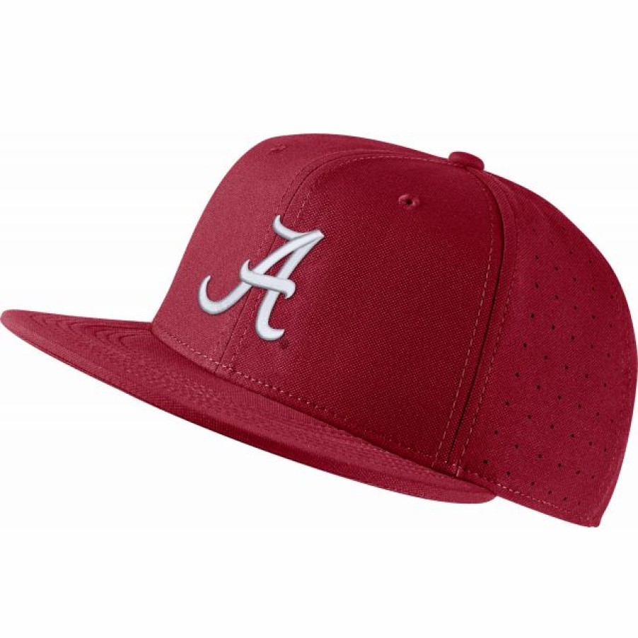 * Headwear | Nike Men'S Alabama Crimson Tide Crimson Aerobill Fitted Hat