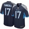 * Fitness Tops | Nike Men'S Tennessee Titans Ryan Tannehill #17 Navy Game Jersey