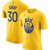 * Fitness Tops | Nike Jordan Men'S Golden State Warriors Steph Curry #30 Golf Statement T-Shirt